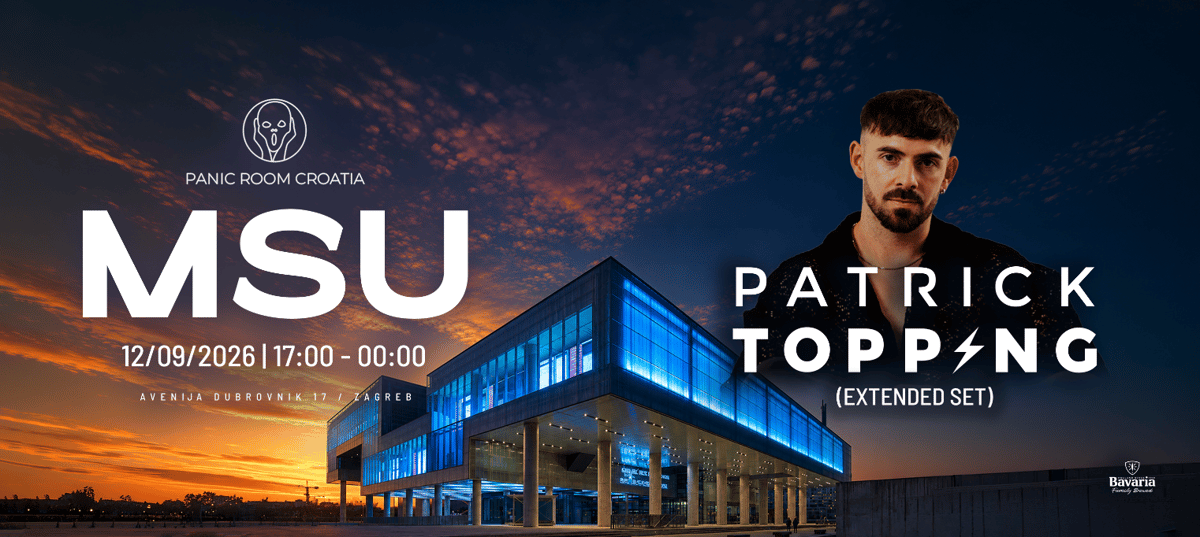 Panic Room Croatia presents Patrick Topping @ MSU - TABLES