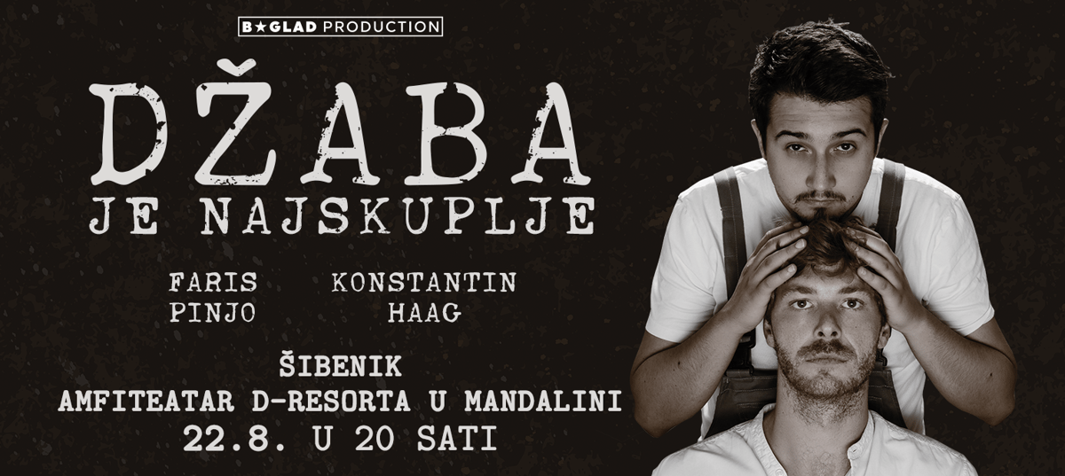 DŽABA JE NAJSKUPLJE, komedija, Šibenik