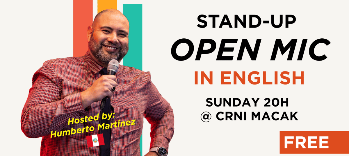 FREE English Stand-Up Open Mic
