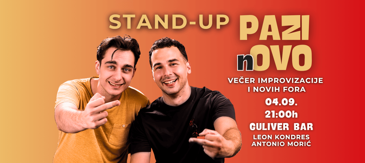 PAZI nOVO: Stand-Up večer novih fora i improvizacije || URLAONA