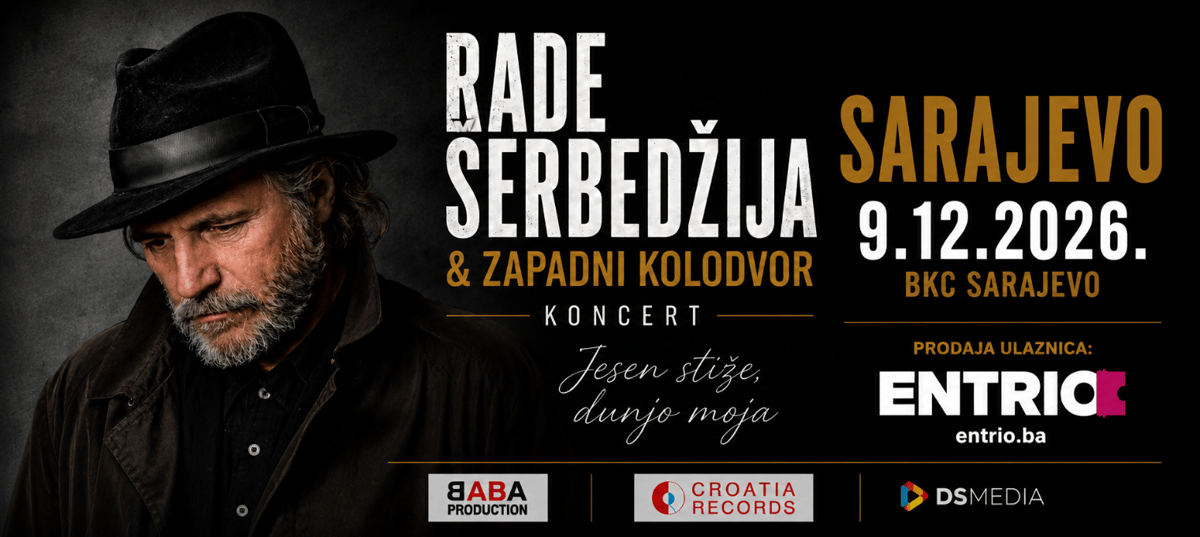 RADE ŠERBEDŽIJA I ZAPADNI KOLODVOR  Jesen stiže, dunjo moja- Sarajevo