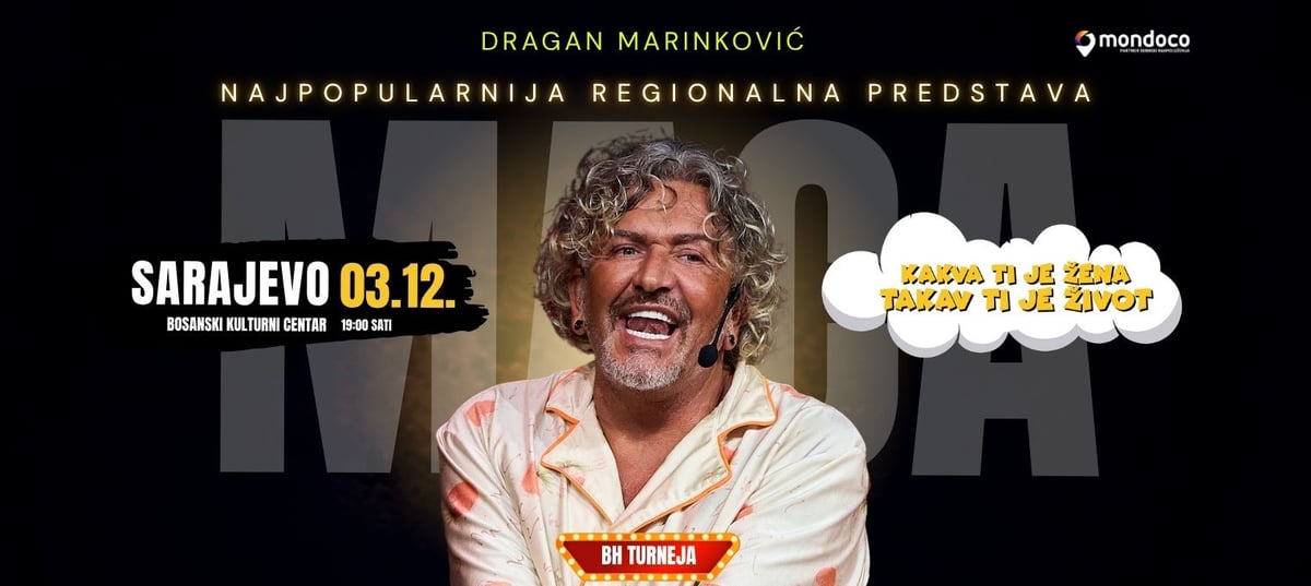 DRAGAN MARINKOVIĆ MACA - KAKVA TI JE ŽENA TAKAV TI JE ŽIVOT - SARAJEVO