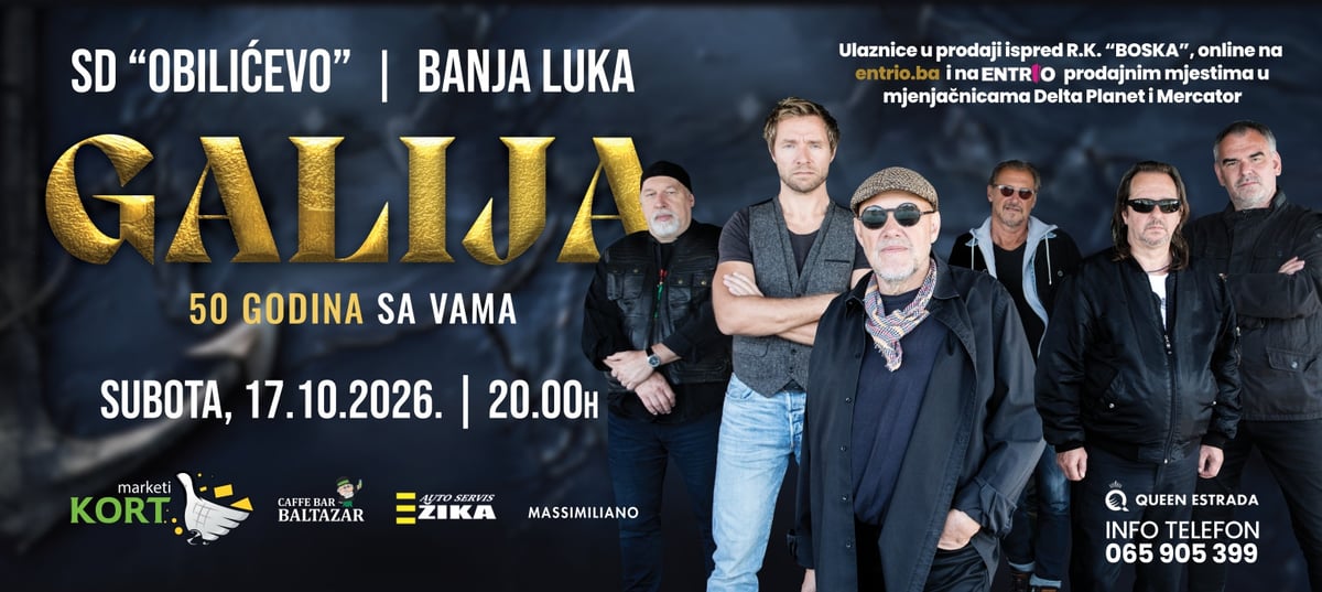 GALIJA - 50 GODINA SA VAMA - BANJA LUKA