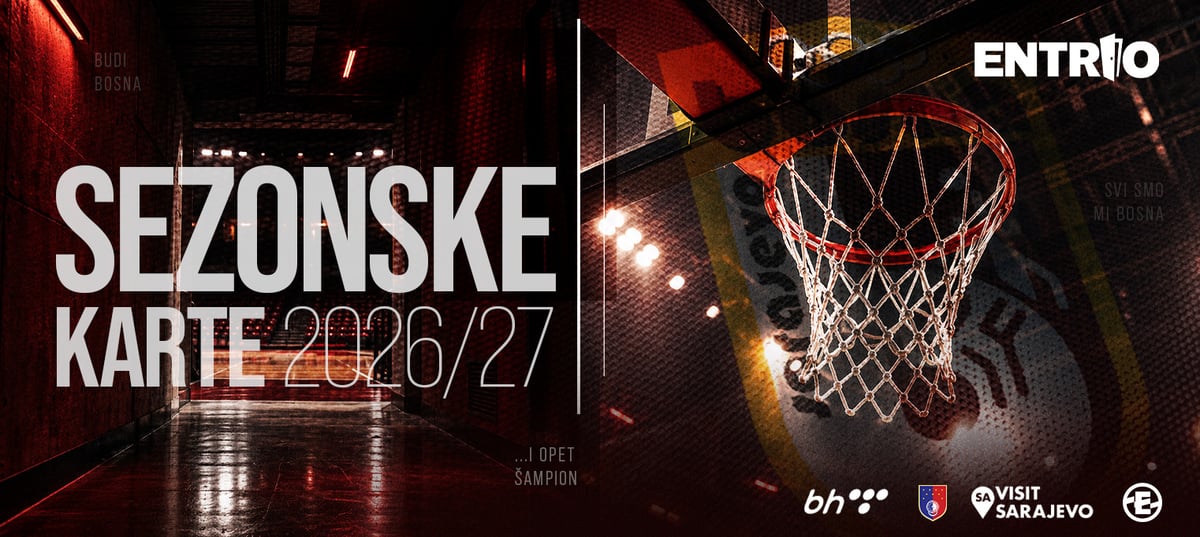 KK BOSNA BH TELECOM - SEZONSKA ULAZNICA 2026/2027