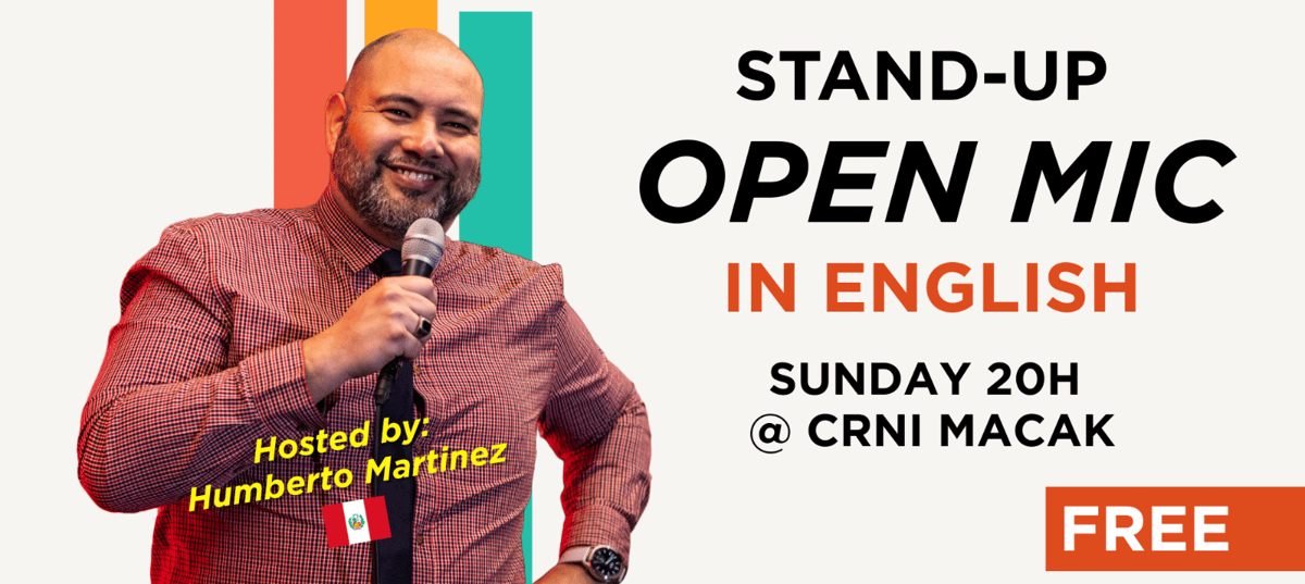 FREE English Stand-Up Open Mic