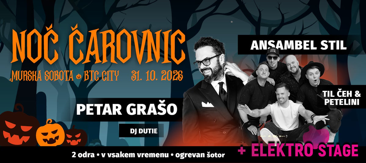 Noč čarovnic Murska Sobota BTC City 2026