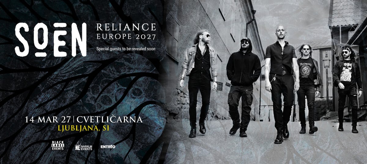 SOEN - RELIANCE EUROPE TOUR 2027