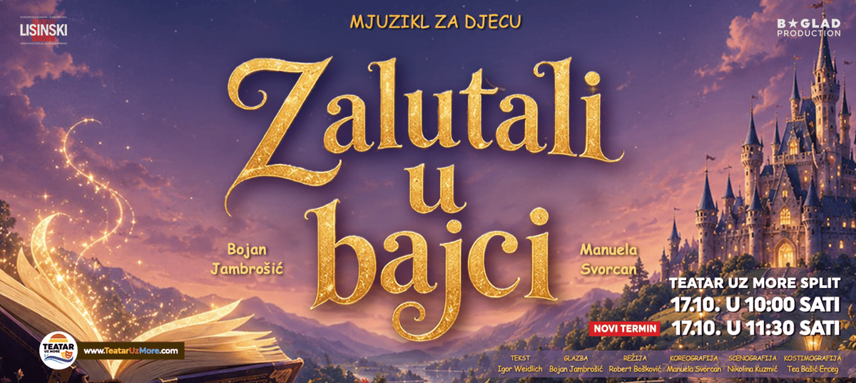 ZALUTALI U BAJCI, mjuzikl za djecu, Split