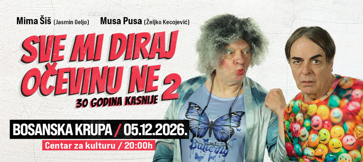 BOSANSKA KRUPA - SVE MI DIRAJ, OČEVINU NE  – 30 GODINA KASNIJE