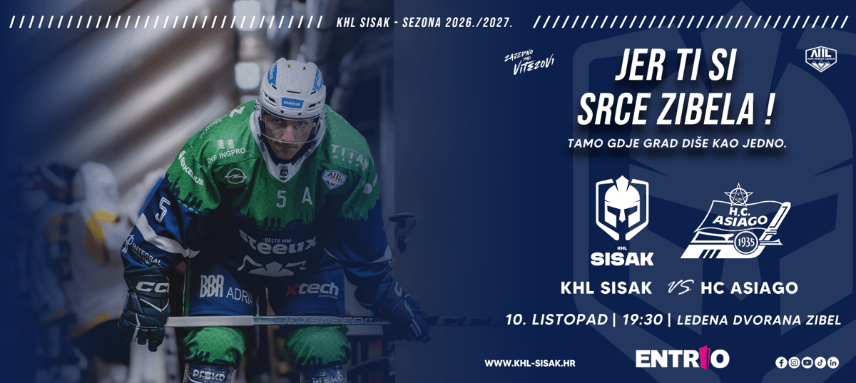 KHL Sisak VS HC Asiago