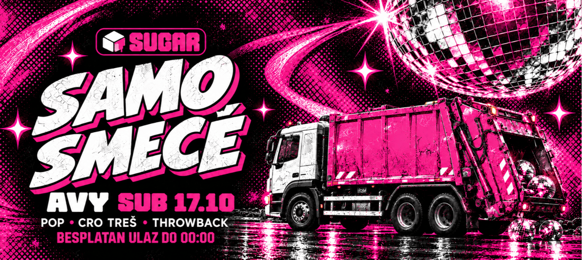 SAMO SMEĆE | SUGAR @ OUT ROOFTOP ILICA 16