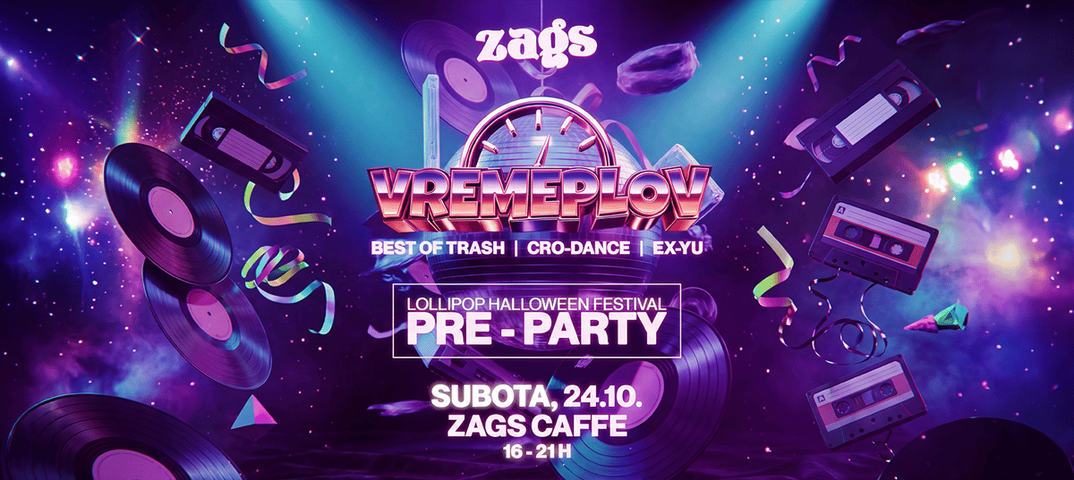 Vremeplov Halloween Preparty @ Zags Caffe