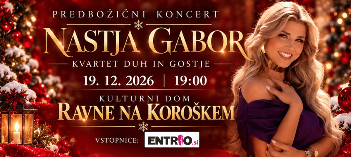 NASTJA GABOR - Predbožični koncert s Kvartetom Duh in drugimi gosti