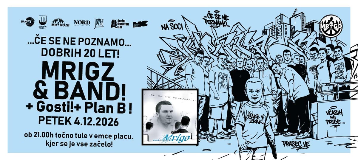 MRIGZ & BAND! + gosti! + Plan B!