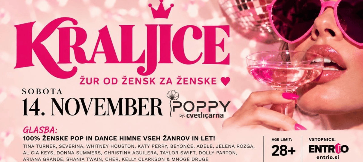 KRALJICE @ POPPY by Cvetličarna, 14. November 2026