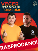 Večer stand up komedije - Goran Vinčić & Srđan Olman