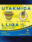 KK Stoja - KK Jazine Arbanasi - 4. kolo Prve muške košarkaške lige