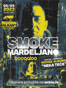 SMOKE MARDELJANO: LIVE NASTUP I PROMOCIJA NOVOG ALBUMA