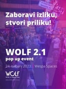 Zaboravi izliku, stvori priliku - WOLF pop-up 2.1.