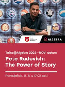 Talks @Algebra: Pete Radovich – “The Power of Story