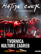 Matija Cvek & The Funkensteins u TVORNICI KULTURE (NOVI DATUM)