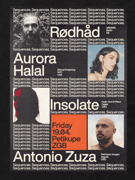 Sequences w/ Rødhåd, Aurora Halal, Insolate, Antonio Zuza