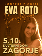 EVA BOTO: Kjer najbolj gori - Koncert z gosti v Zagorju
