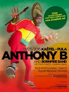 ANTHONY B + Bornfire Band - Live on stage @ KAŠTEL/Pula