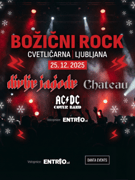 BOŽIČNI ROCK - DIVLJE JAGODE, CHATEAU, AC/DC COVER BAND