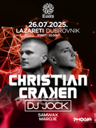 Christian Craken, DJ Jock/Lazareti/Dubrovnik