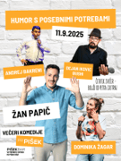 HUMOR S POSEBNIMI POTREBAMI: Večeri komedije pr'Pišek