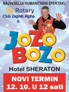 Jozo Bozo u Sheratonu (12.10.2025. u 12:00 sati)