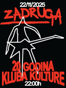 KONCERT : Zadruga@Klub kulture Križevci