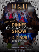 Cabaret Divas Xmass Dinner Show @ Level restaurant Split, Croatia