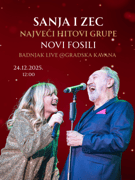 Badnjak uz hitove Novih Fosila - Sanja i Zec LIVE