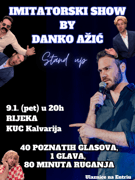 RIJEKA: STAND UP IMITATORSKI SHOW BY DANKO AŽIĆ