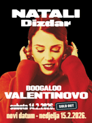Natali Dizdar - Valentinovo u klubu Boogaloo - novi datum