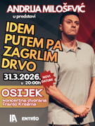 Novi termin 31.3. - Andrija Milošević: Idem putem pa zagrlim drvo!