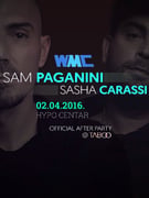WMC Zagreb w/ SAM PAGANINI & SASHA CARASSI at HYPO CENTAR