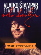 KOPRIVNICA- VRLO DOVOLJAN - Vlatko Štampar- stand up comedy- by Lajnap
