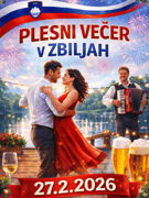 PLESNI VEČER V ZBILJAH