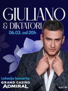 Giuliano & Diktatori @ Grand Casino Admiral, Zagreb