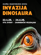 Izložba Invazija dinosaura - travanj 2026.