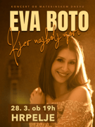 EVA BOTO: Kjer najbolj gori v Kulturnem domu HRPELJE