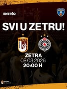 ABA liga: Bosna BH Telecom - Partizan Mozzart Bet Beograd