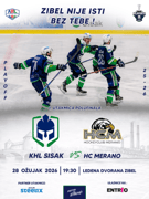 KHL Sisak – HC Merano | 1. utakmica Playoffa Alps Hockey League