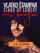 VRLO DOVOLJAN - Vlatko Štampar - stand up comedy - by Lajnap