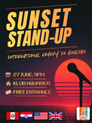 Sunset Stand-Up in English