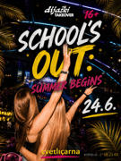 SCHOOL'S OUT x SUMMER BEGINS