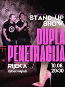 DUPLA PENETRACIJA: Stand-up večer u DUETU || RIJEKA